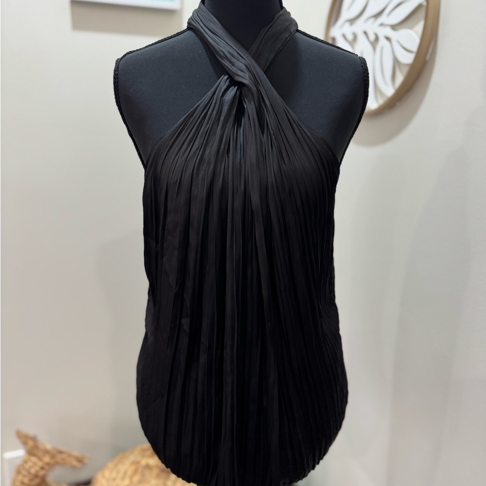 Elegant Rachel Zoe Black Halter Top - Picture 2 of 12